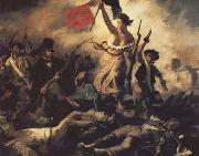 Eugene Delacroix Liberty Leading the People(28 th July 1830) (mk09) Norge oil painting reproduction